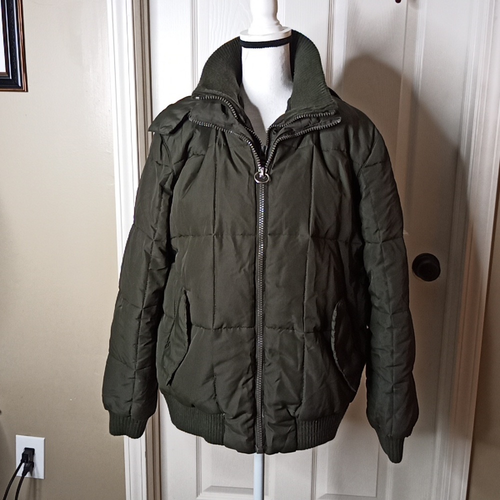 Men's Royal Falcon Hooded Down Tactical Like Puffer Jacket Coat Military Vibe M